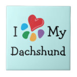 Animal Lover_I Heart My Dachshund