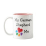 Animal Lover_I Heart My German Shepherd Mugs