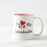 Animal Lover_I Heart My Labradoodle Mugs