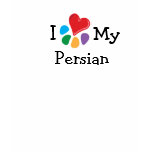 Animal Lover_I Heart My Persian t-shirts