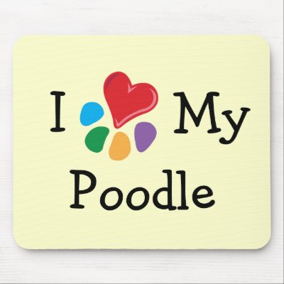 Animal Lover_I Heart My Poodle by Artful_Animalz