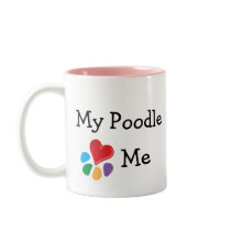 Animal Lover_I Heart My Poodle Coffee Mug
