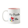 Animal Lover_I Heart My Poodle Coffee Mug