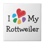 Animal Lover_I Heart My Rottweiler