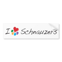 Animal Lover_I Heart My Schnauzer