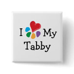 Animal Lover_I Heart My Tabby Pin