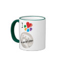 Animal Lover_I Heart your pet's photo template mugs