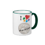 Animal Lover_I Heart your pet's photo template Coffee Mugs
