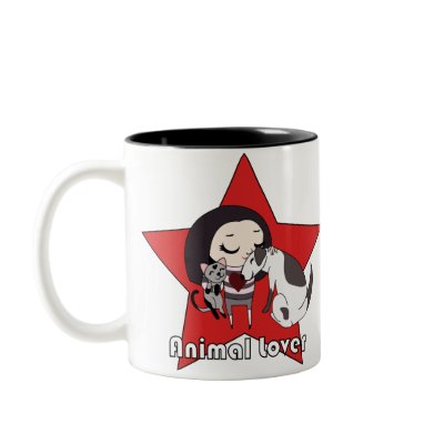 Animal Lover Mug by HeatherIhn