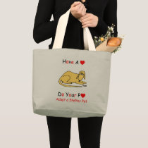 Animal Lover Tote Bag To Promote Pet Adoption