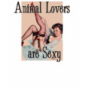 animal lovers are sexy.psd t-shirts