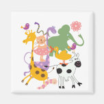 Animal Menagerie Fridge Magnets