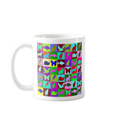 Animal mosaic mug by nassosvakalis
