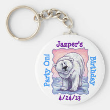 Animal Parade Polar Bear Keychains
