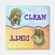Animal Parade Triceratops Art Magnets
