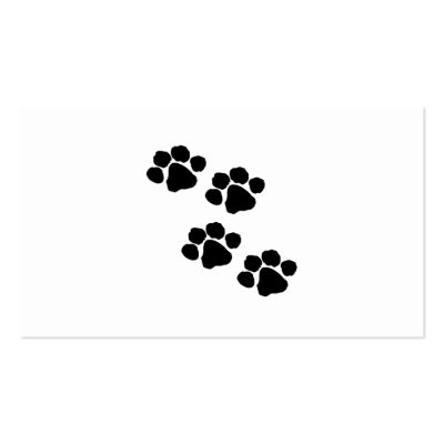 Animal Paw Prints by bonfireanimals