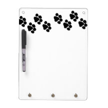 Animal Paw Prints Dry-Erase Whiteboards