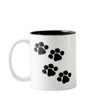 Animal Paw Prints Mugs
