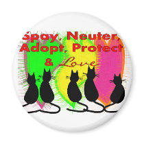 Animal & Pet Adoption Gifts Refrigerator Magnet