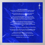 ANIMAL PRAYER AFTER LOSS POSTER