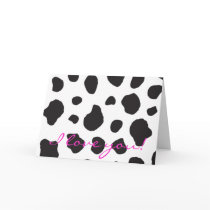 Animal Print Fur Skin Farm Cow Black White