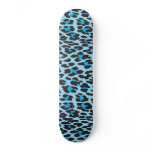 Animal Print Fur Skin Wild Leopard Blue Black
