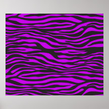 Animal Print Fur Skin Zebra Black Purple