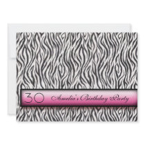 Animal Print Invitation