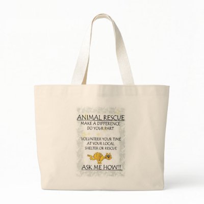 Animal rescue canvas bag by YmorRAM