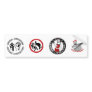 Animal Rights (4 in 1) Bumper Sticker