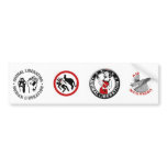 Animal Rights (4 in 1) bumper stickers