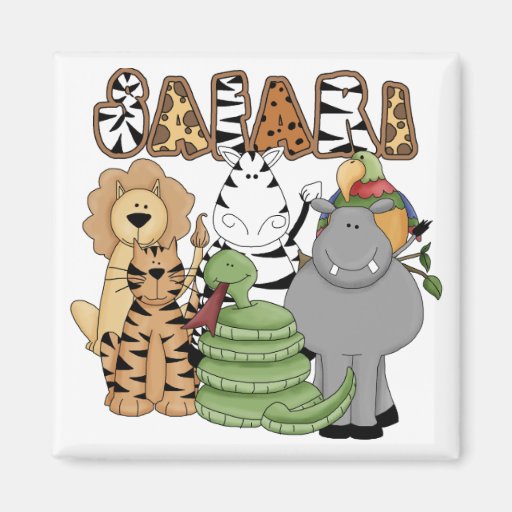 Animal Safari Fridge Magnet