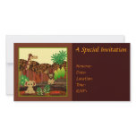 Animal Safari Invitation photo cards