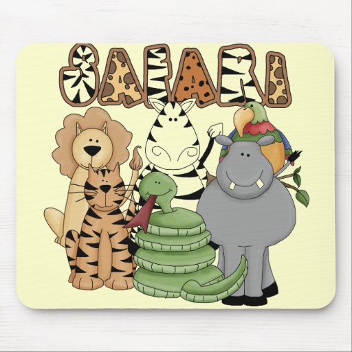 Animal Safari Mouse Mats