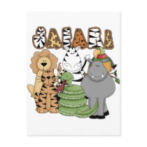 Animal Safari Postcards