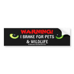ANIMAL SAFETY Bumper Sticker Collection bumper stickers