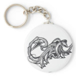 animal scorpion tribal star tattoo keychains
