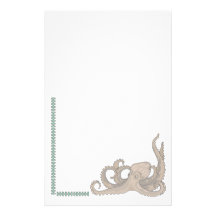 Animal Stationary Pet Lovers Octopus Stationary Stationery Design