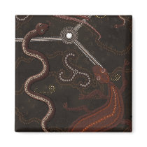 "Animal Tracks" Australian Aboriginal Art Magnets