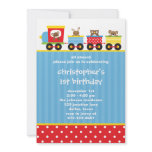 Animal Train Invitations