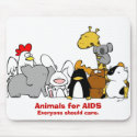 Animals for AIDS Mousepad