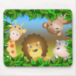 animals in the forest mousepads