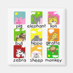 Animals on Parade Tshirts and Gifts Magnets