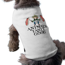 Animals Taste Good Dog Tee