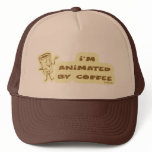 ANIMATED BY COFFEE hats