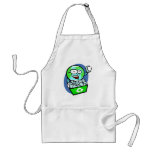 Animated earth recycling aprons