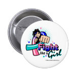 Animated Fight Like A Girl Thyroid Cancer buttons