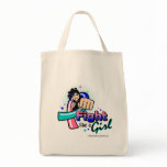 Animated Fight Like A Girl Thyroid Cancer bags