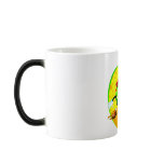 Animated recycling symbol with aluminium can mugs