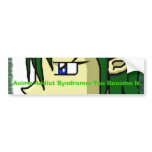 Anime Addict Syndrome: You Become It bumper bumper stickers
